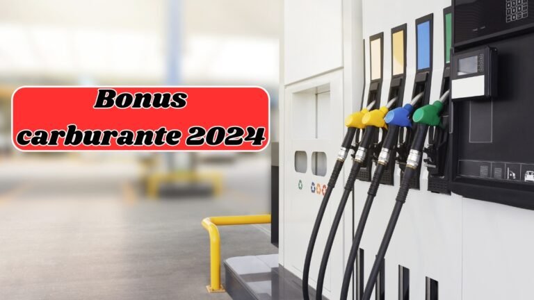 Bonus carburante 2024